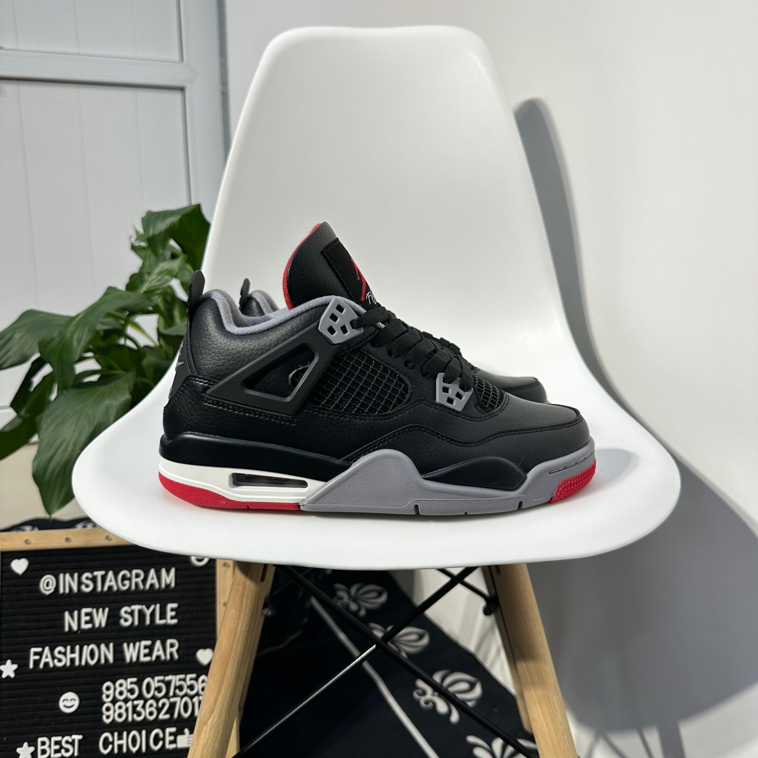 Jordan-4 Retro 'Bred' - Image 7