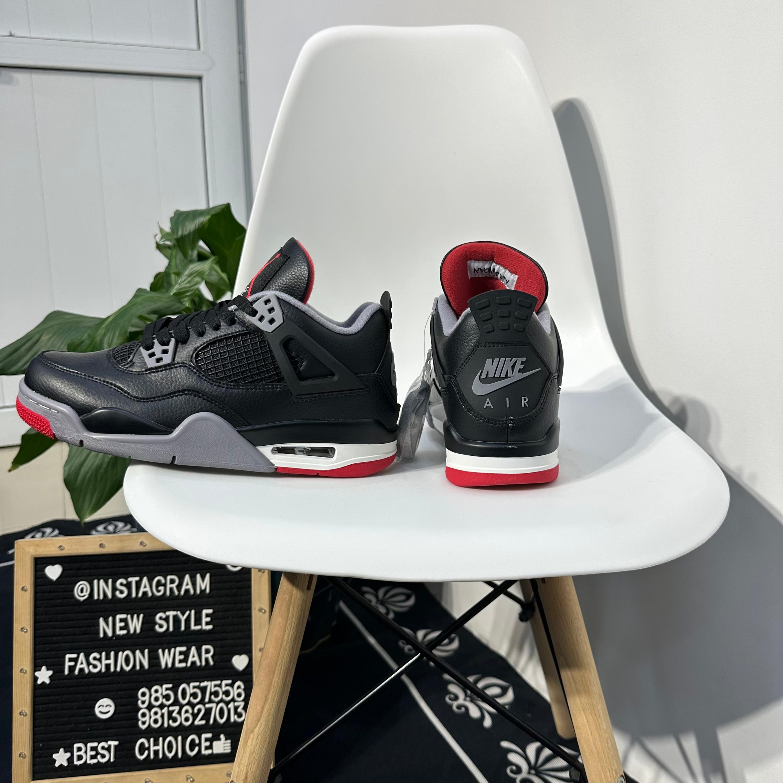 Jordan-4 Retro 'Bred' - Image 8