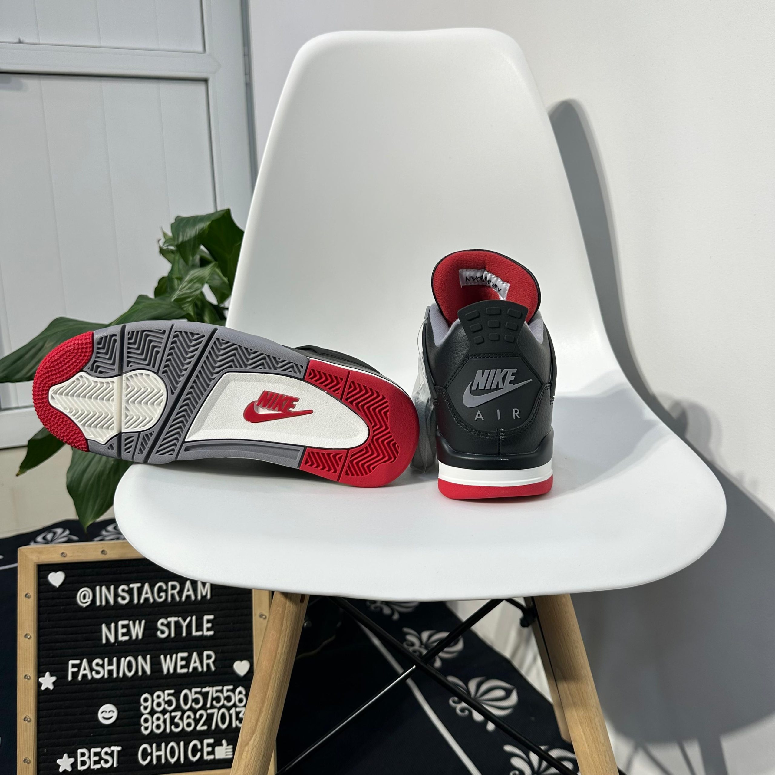 Jordan-4 Retro 'Bred' - Image 12