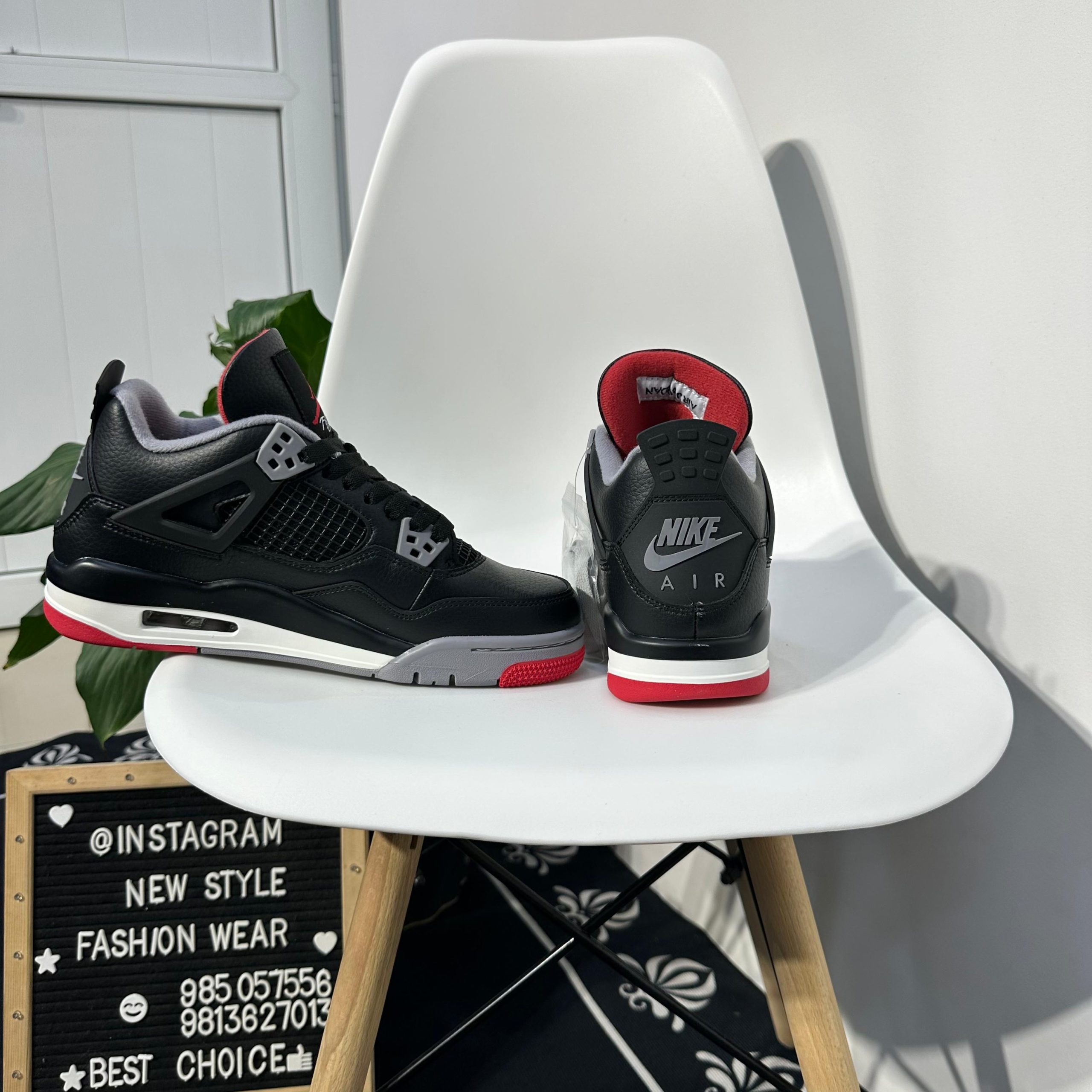 Jordan-4 Retro 'Bred' - Image 9