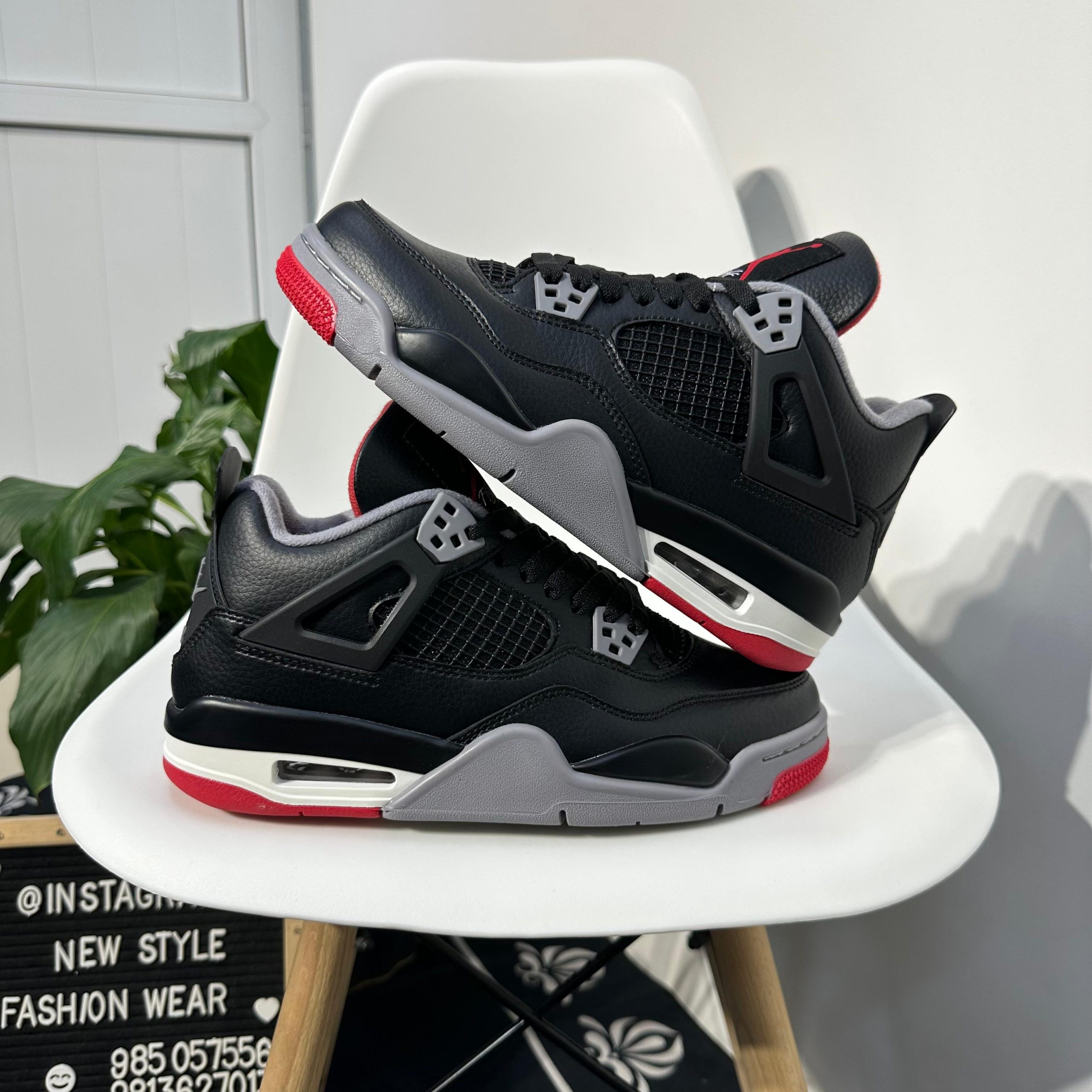Jordan-4 Retro 'Bred' - Image 13