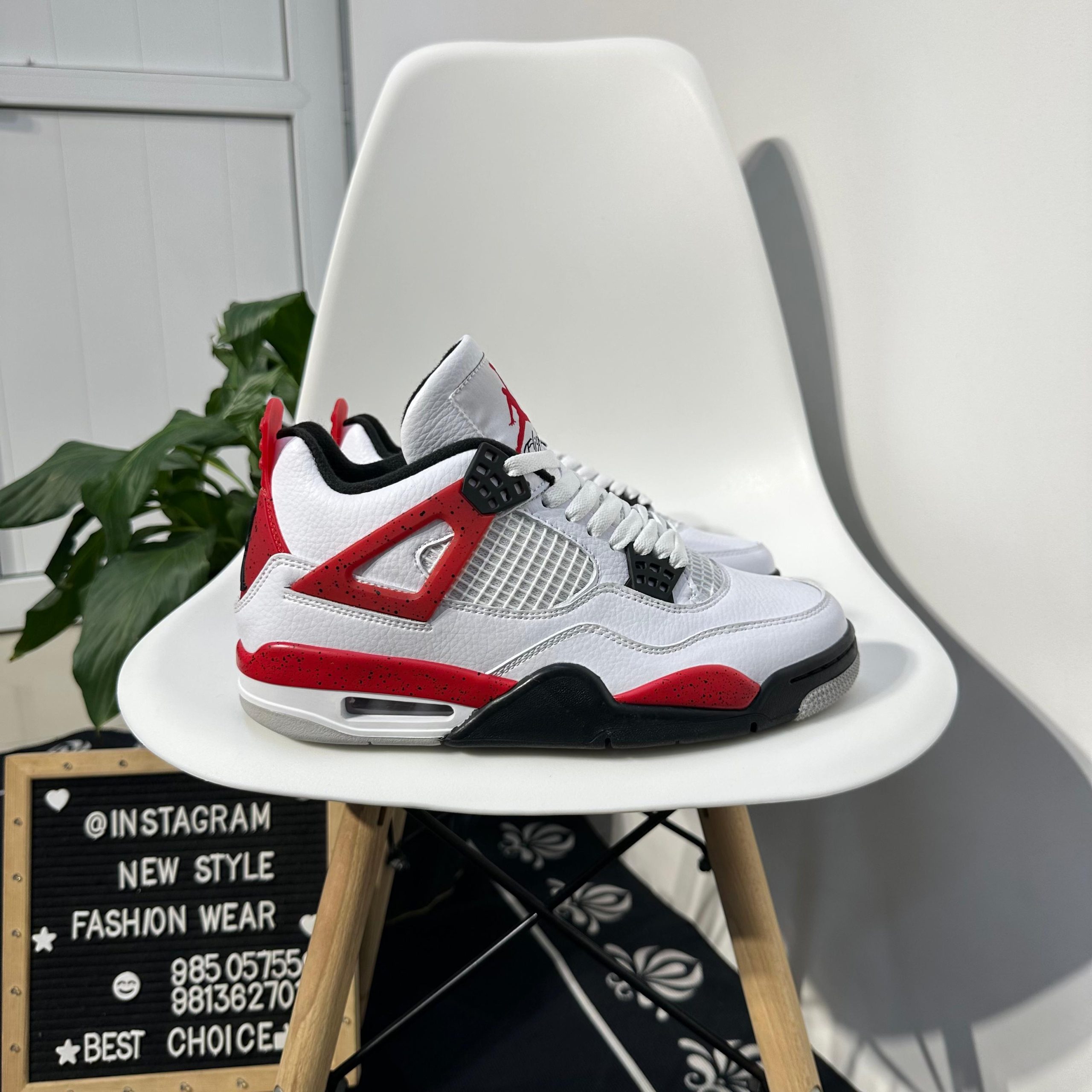 Jordan-4 Retro 'Red Cement' - Image 6
