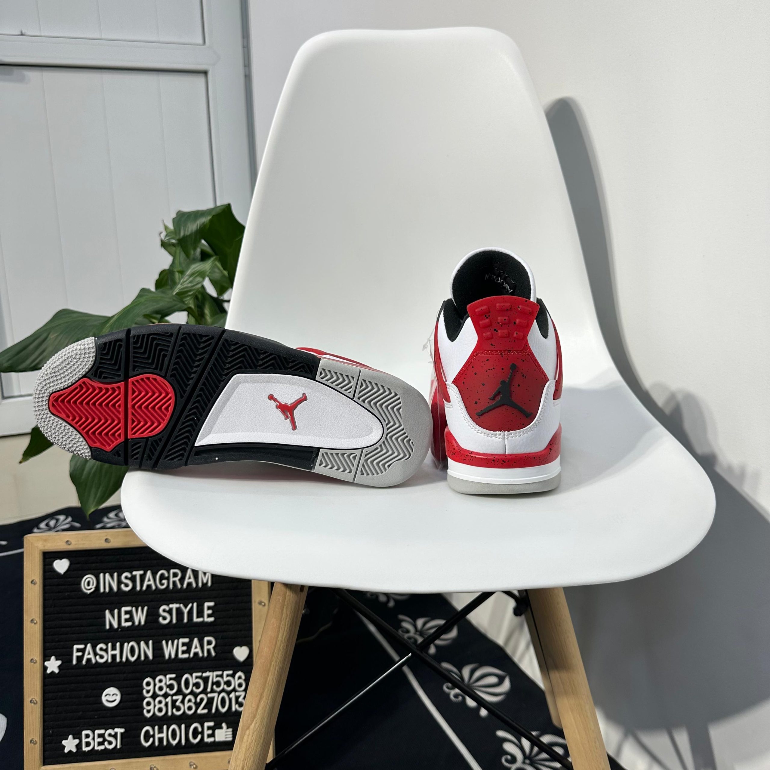 Jordan-4 Retro 'Red Cement' - Image 11