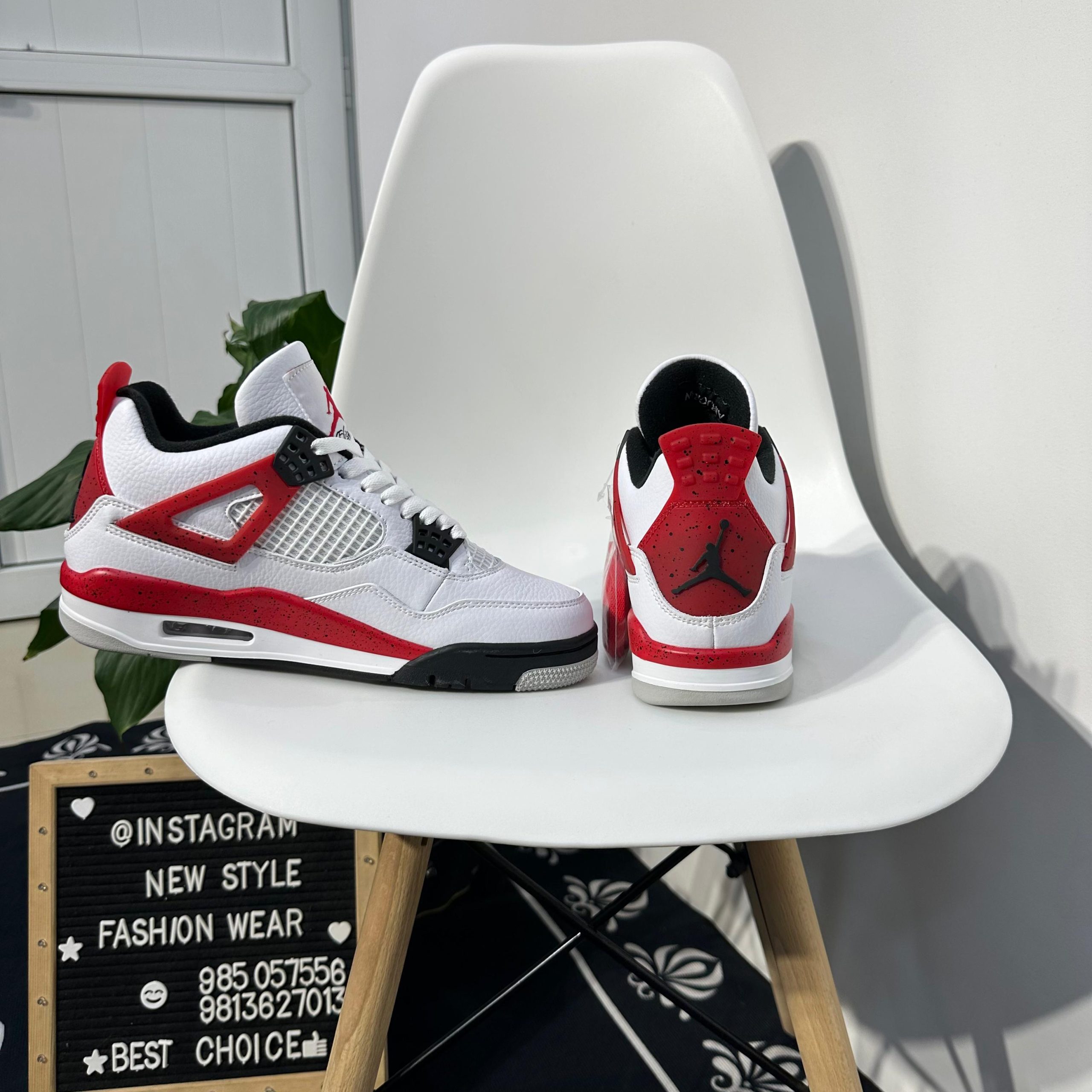 Jordan-4 Retro 'Red Cement' - Image 8