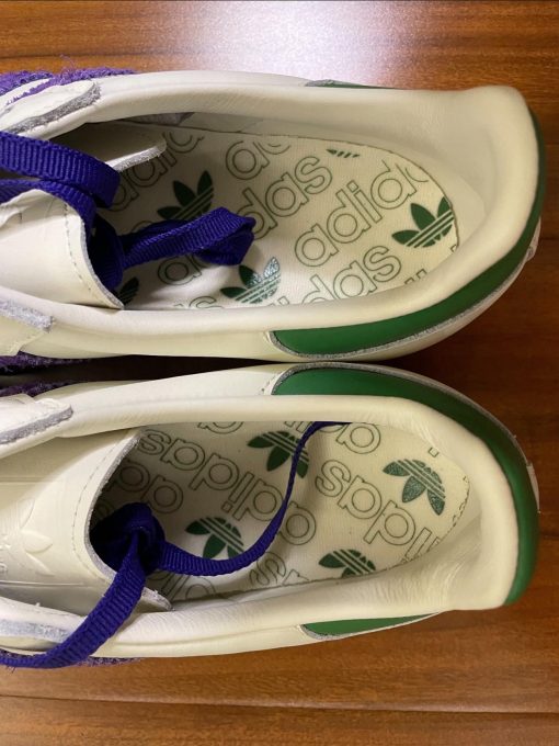 Adidas Samba 'Cloud White/ Purple/ Green' - Image 10