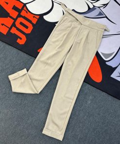 Chinos Slim-Fit Casual Light-Khaki Pants