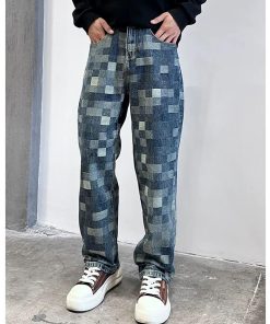 Louis Vuitton Damoflage Jacquard Denim Skate Pant Navy