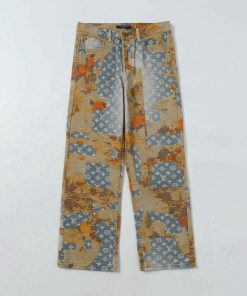 Louis Vuitton Monogram Multi-Colour Denim Jeans