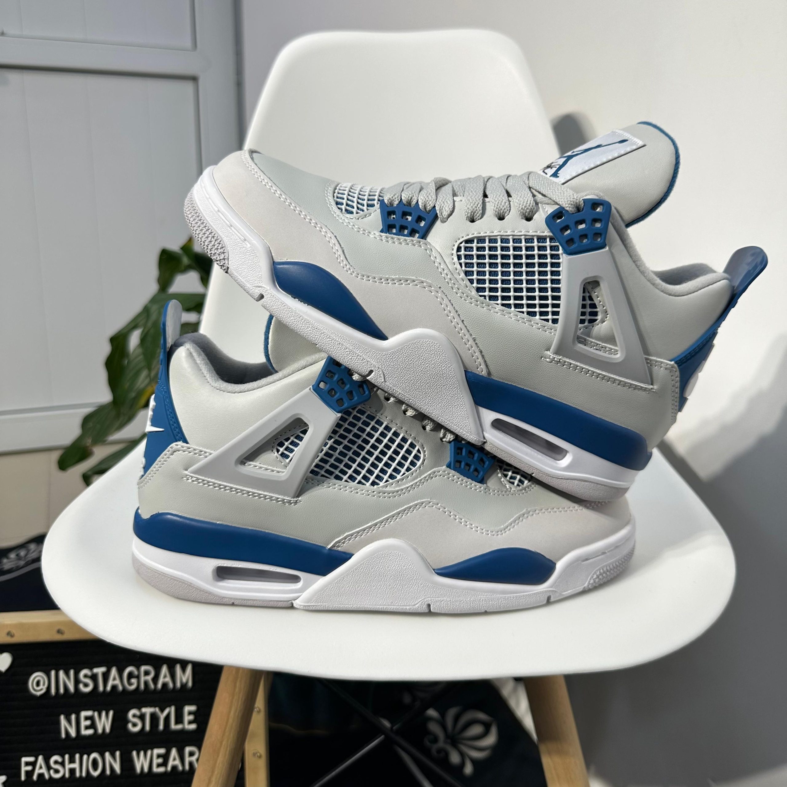 Jordan-4 Retro 'Military Blue' - Image 13