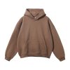 Classic Minimal Premium Plain Hoodie 'Light Brown'
