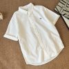 The Relaxed Fit Plain Shirt 'Light Beige'