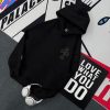 Chrome Hearts Cross Rhinestone Hoodie 'Black'