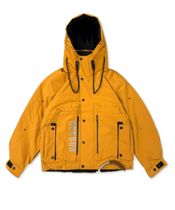 Men's Technical Hooded Hardshell Tactical Down Jacket 'Turmeric'