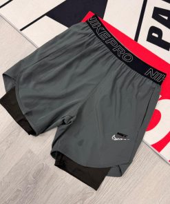 Nike Pro Men's Dri-FIT Fitness Shorts Half Pant 'Dark Grey'