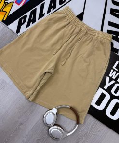 Premium Drawstring Relaxed Fit Short Shorts Half Pant 'Beige'