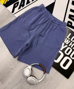 Premium Drawstring Relaxed Fit Short Shorts Half Pant 'Blue'