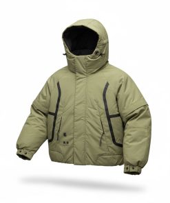 Precision Utility Techwear Modular Down Jacket 'Army Green'