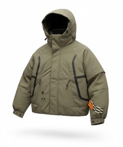 Precision Utility Techwear Modular Down Jacket 'Dark Olive'