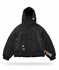 Precision Utility Techwear Modular Down Jacket 'Black'