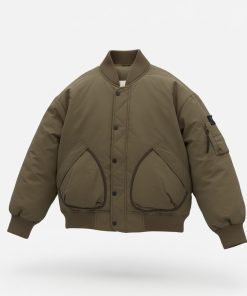 Oversized Technical Bomber Jacket 'Olive'