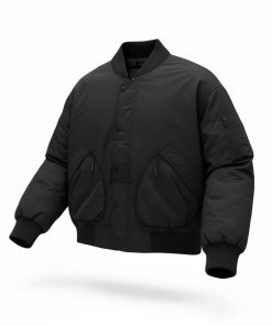 Oversized Technical Bomber Jacket 'Black'