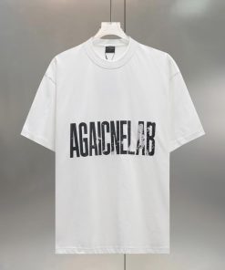 Agaicnelab White Tshirt-Half