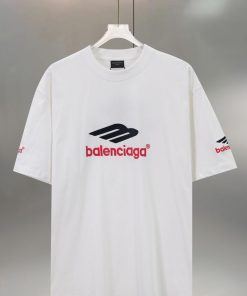 Balenciaga 3B Sports Icon Tshirt-Half 'White'