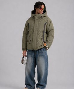 Precision Utility Techwear Modular Down Jacket 'Dark Olive'