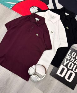 Lacoste Classic Fit Signature Cotton Polo T-Shirt