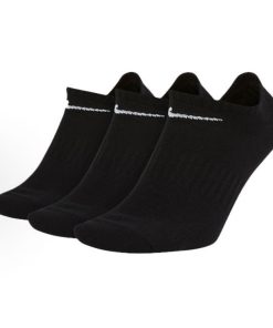 Nike Everyday Lightweight No-Show Training Socks 3-Pairs 'Black'