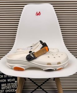 All Terrain Comfort Clogs Rugged Sole Slip On Outdoor Sandals 'Off White'