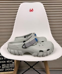 All Terrain Comfort Clogs Rugged Sole Slip On Outdoor Sandals 'Grey'