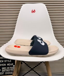 Comfort Cushion Slides Lightweight Slip On Casual Everyday Sandals 'Armory Navy/Sail'