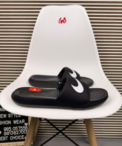 Soft Comfort Slides Flexible Lightweight Slip On Casual Sandals 'Black/White'