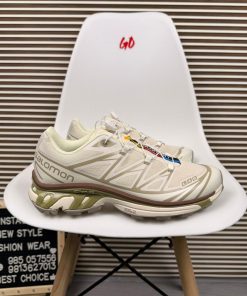 Trail Running Salomon Sneakers Turtledove Khaki Lightweight Outdoor Sport Shoes