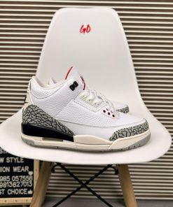 Retro Basketball Sneakers Premium Streetwear Casual High Top Shoes 'White Cement Re'