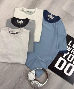 Premium Cotton Crew Neck T-Shirt Casual Streetwear Everyday Tee