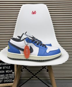 Blue Jordan Low Top Basketball Sneakers Casual Streetwear Lifestyle Shoes