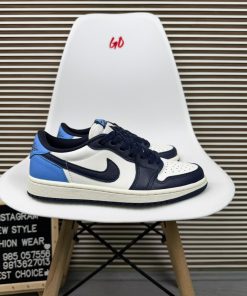 Blue White Jordan Low Top Sneakers Retro Streetwear Casual Shoes