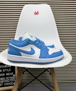 Blue White Jordan Low Top Basketball Sneakers Casual Streetwear Lifestyle Shoes