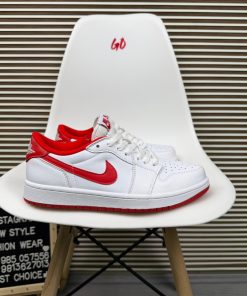 Red White Jordan Low Top Sneakers Sport Lifestyle Casual Streetwear Shoes