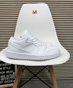Triple White Jordan Low Top Sneakers Sport Lifestyle Casual Streetwear Shoes