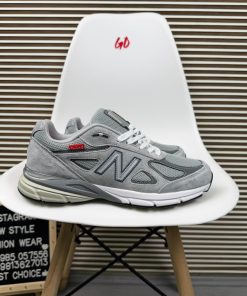 Retro Running 990 Sneakers Premium Mesh Suede Lifestyle Casual Shoes Dark Grey