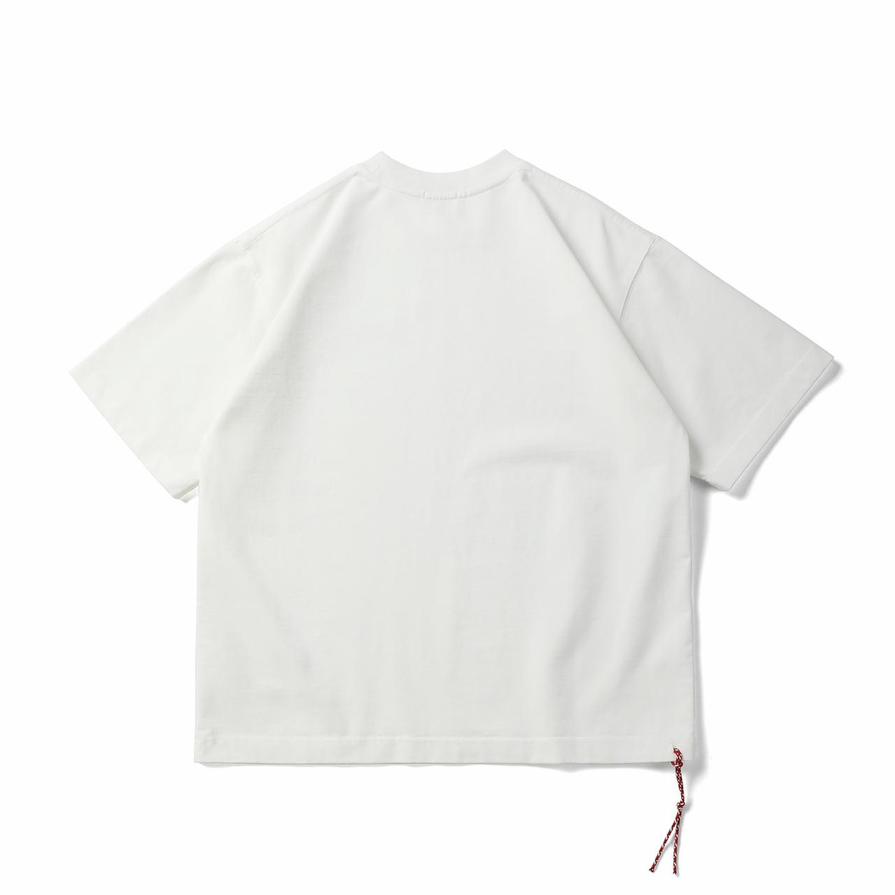Oversized Cotton White T-shirt Minimal Streetwear Short Sleeve Casual Tee - Image 2
