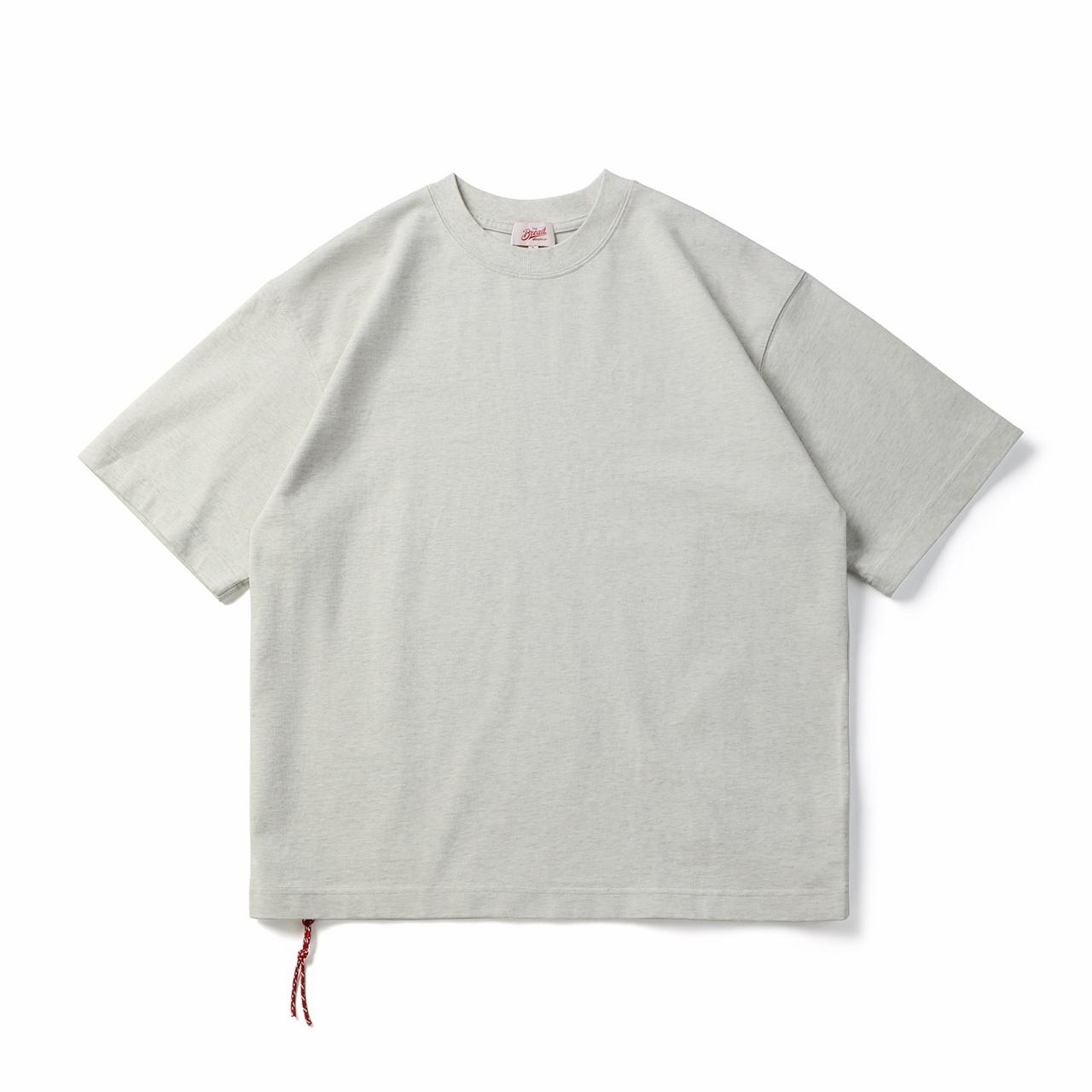 Oversized Cotton Light Grey T-shirt Minimal Streetwear Short Sleeve Casual Tee