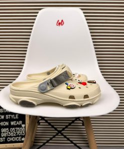 All Terrain Comfort Clogs Rugged Sole Slip On Outdoor Sandals 'Cream'