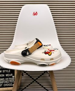 All Terrain Comfort Clogs Rugged Sole Slip On Outdoor Sandals 'Off White'