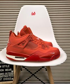 Red White Retro Court Sneakers Premium Cushion Streetwear Lifestyle Shoes