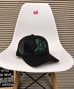 Embroidered Mesh Trucker Cap Adjustable Curved Brim Streetwear Hat