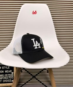 Embroidered Mesh Trucker Cap Adjustable Curved Brim Streetwear Hat